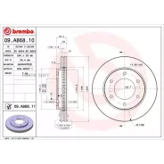 ���� ��������� ��������! Mitsubishi L200 2.5Di-D 06 Brembo 09A86810 09. A868.10 Brembo 09A86810 09A86810 ����