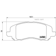 ������� ��������� �������� �������� Chrysler (BBDC) Sebring 01/07-12/09 / Chrysler 200 Convertible 0 Brembo P18001 Brembo P18001 P18001 ����