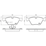 ������� ��������� BMW 5 F10/F11 2.0-3.0 10- �������� Brembo P 06 060 Brembo P06060 P06060 ����