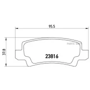 ������� ��������� �������� ������ Toyota Corolla (_E11_) 05/95-02/03 / Toyota Corolla (_E12_) 01/01- Brembo P83065 Brembo P83065 P83065 ����