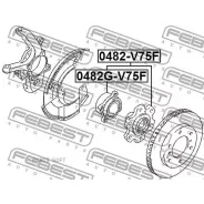 ������� �������� Febest 0482GV75F Febest 0482GV75F 0482GV75F ����