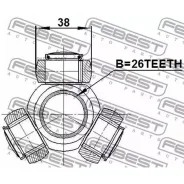 ������� 26X38 FORD Transit FY 2000-2006 [EU] Febest 2116-FY26 Febest 2116FY26 2116FY26 ����