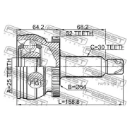 ���� �������� 25X54X30 Febest 2210XM12A52 Febest 2210XM12A52 2210XM12A52 ����