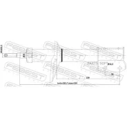 ����������� �������� GAS. TWIN TUBE Febest 24110002F Febest 24110002F 24110002F ����