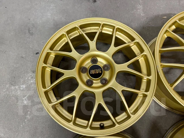 Редкая золотая ковка Japan BBS Forged GOLD R17 5-100 на Subaru, 17