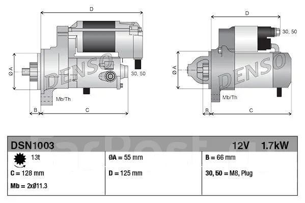 ������� 12V 1,7kW Denso DSN1003 DSN1003 ����