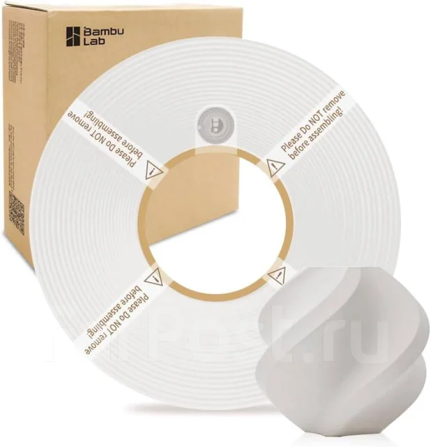 �������� Bambu Lab PLA Matte 11100 Ivory White(��� �������) ����