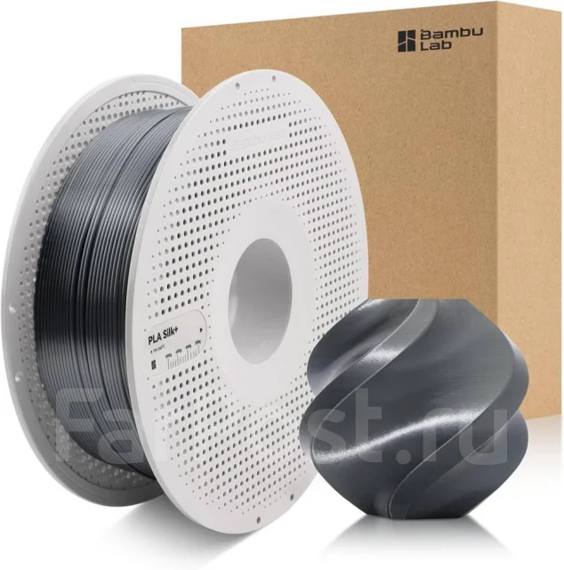 �������� Bambu Lab PLA Silk+ 13108 Titan Gray ����