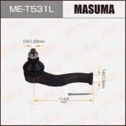 ���������� ������� ���� Masuma ME-T531L / TO bB, Passo, BOON / QNC25, KGC10, M310S LH Masuma, ����� MET531L ����