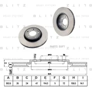 ���� ��������� FORD Maverick 00-/Mazda Tribute 00- Blitz BS0384 BS0384 ����