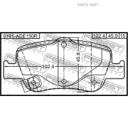 ������� ��������� �������� | ��� ����/��� | Febest 0101ADE150R 0101ADE150R ����