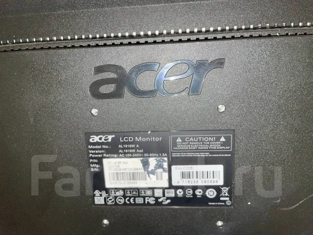 Acer. 18", ���������� �� (LCD, LED, QLED) ����