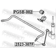 ������ ������������� Citroen C4 06- �����. Febest PGSB002 PGSB002 ����