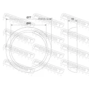 ������ �������������� ��������� ����� (������������ ��������) Toyota, Subaru, Scion, Peugeot, Mitsubishi, Lexus, Citroen 01491-001 Febest 01491001 014...