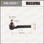 ���������� ������� Masuma ME6651 Forester, XV / SF#, SG#, SH#, SJ#, SK#, GP#, GT# ME6651 ����