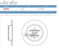 ���� ���������, ������ DW Lacetti; [178Sangsinbrakesd3032] SD3032 ����