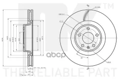 ���� ��������� �������� � �������������� ��������� (338x30mm) / AUDI A-4,5,6,7, Q5 15~ [178NK3147182] 3147182 ����