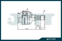 ���� ���������� JETT V40-9025 V409025 ����