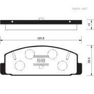 ������� ��������� Mazda RX 7 92/Mazda 323 1.8 T/626 9194 ������ SP2028 Sangsin Brake SP2028 SP2028 ����