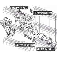 ����������� �������� ���������� ������� Febest 0175-JZS155R Febest 0175-JZS155R 0175JZS155R ����