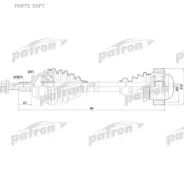 ������� �������� ����� 36x491x59.5 AUDI: A3 03- SEAT: LEON 05-, Toledo 04- Skoda: Octavia 04-, Superb 08- VW: GOLF V/VL 07-, Passat 05-, Touran 03- Pa...