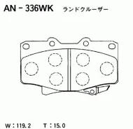 ������� ��������� Akebono AN336WK AN336WK ����