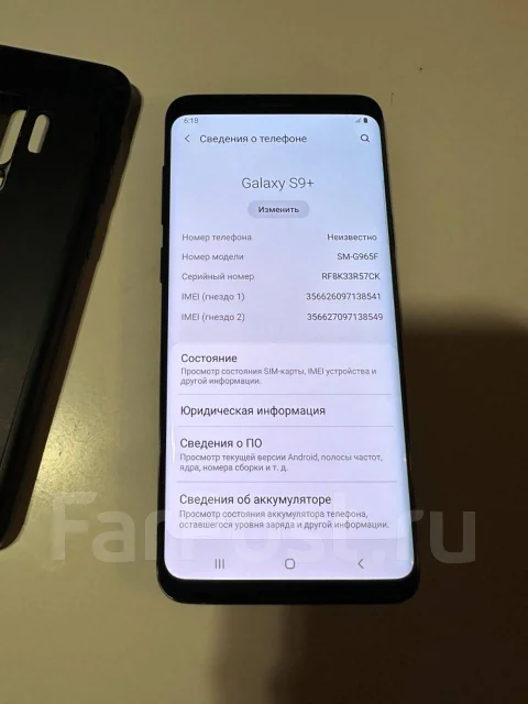 Samsung Galaxy S9+. �/�, 64 ��, ������, 3G, 4G LTE, 5G, Dual-SIM, ����������, NFC ����