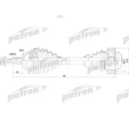 ������� �������� ����� 36x491x59.5 AUDI: A3 03- SEAT: LEON 05-, Toledo 04- Skoda: Octavia 04-, Superb 08- VW: GOLF V/VL 07-, Passat 05-, Touran 03- Pa...