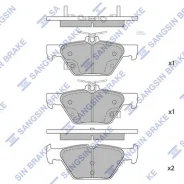 ������� ��������� �������� ������ Subaru Legacy 15 (Severe DUTY) SP1879SD Sangsin Brake SP1879SD SP1879SD ����