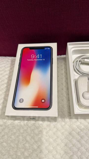 Apple iPhone X. �/�, 256 ��, �����, 3G, 4G LTE ����