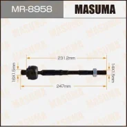 ���� ������� Masuma MR8958 Nissan Xtrail / T32 1321 MR8958 ����