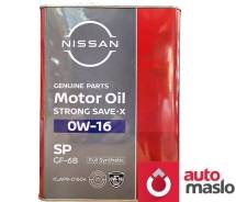 Nissan Strong Save X. 0W-16, �������������, 4��. ����