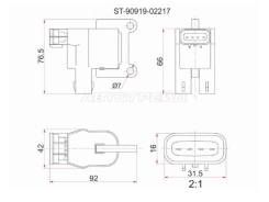 ������� ��������� Toyota 3S/5S-FE (�1) 96- ST19#/ST21#/ST20#/SV4#/SV55 ST-90919-02217 ����
