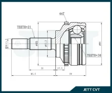 ���� ������� JETT V43-0101 ABS V430101ABS ����