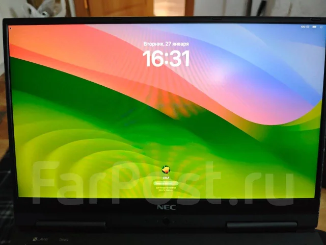 NEC. 13", 2,5����, ��� 8 ��, ���� 500���, WiFi: 1, Bluetooth: 1, ����������� �� 6��. ����