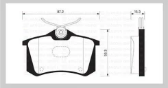 ������� ������ ���� (87�53) Renault/Peugeot/Citroen Sangsin ������ 440600364R 425428 SP1391 ����