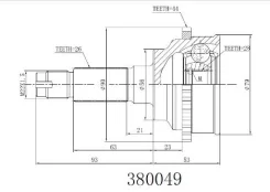 ���� ������� 26/28 ABS 44 | ����� | INKO 380049 380049 ����