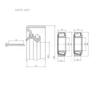 ��������� ������� Opel Frontera A (91-) �����. (����:����. �2��. �/�����. �/������) (CS 2180) Trialli CS2180 CS2180 ����