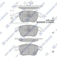 ������� ��������� �������� Audi Q3/Volkswagen Tiguan, Sharan (������� ��������, �������� �������� ��������� ������� �������� ���) SP2264 Sangsinbrake...