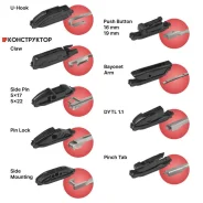 ����� ���������������� ��������� Double Force 600 �� (24) Double-Force DFHY24 DFHY24 ����