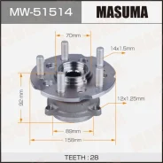 ��������� ���� Honda rear Pilot (with ABS) Masuma, ������ MW51514 ����