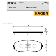 ������� �������� Suzuki Grand Vitara II 05- GP1416 Sangsin Brake GP1416 GP1416 ����