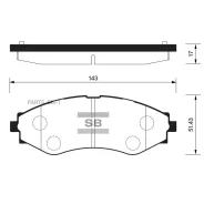 ������� ��������� GM Lanos/Lacetti/Nexia 99- ������. Sangsin Brake SP1103 SP1103 ����