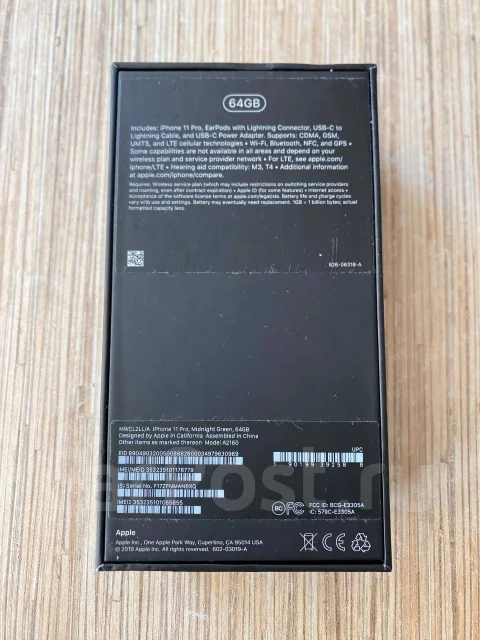 Apple iPhone 11 Pro. �/�, 64 ��, �������, 3G, 4G LTE ����