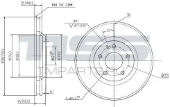 ���� ��������� �������� DF4150 (303x26) 5 ��� JD JBD0008 JBD0008 ����