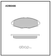 ������� ��������� �������� ����� Daewoo Lanos, Matiz Alliednippon ADB0486 ADB0486 ����