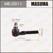 ���������� ������� Masuma ME2811 Toyota Crown / GS130, JZS135, JZS145 OUT 8899 ME2811 ����
