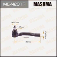 ���������� ������� Masuma MEN281R Nissan Pathfinder, Navara/ R51M, D40M MEN281R ����