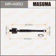 ���� ������� Masuma MR4950 Nissan Tiida C11 0412 MR4950 ����