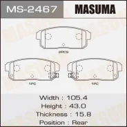 ������� ��������� �������� Masuma MS2467 AN669WK, NP9015, P10005 MS2467 ����